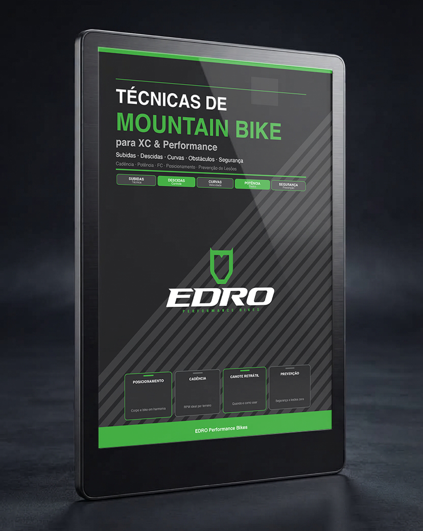 Capa do e-book EDRO Técnicas de MTB XC