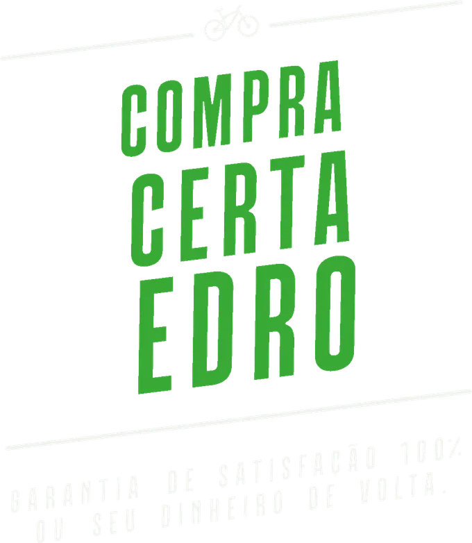 Selo Compra Certa EDRO, garantia de satisfação 100% ou seu dinheiro de volta