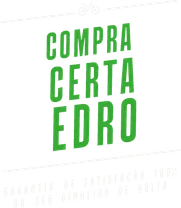 Selo Compra Certa EDRO, garantia de satisfação 100% ou seu dinheiro de volta